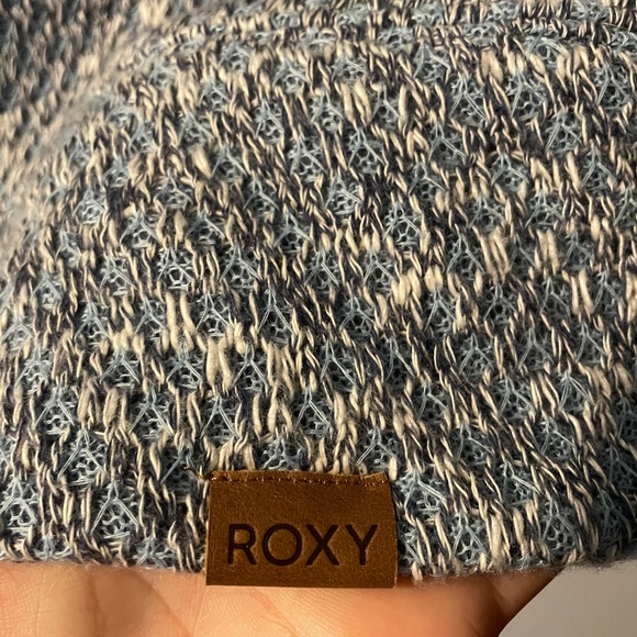 Roxy Womens Doe Zip-Up Hoodie Sweatshirt in Blue - Picture 7 of 7